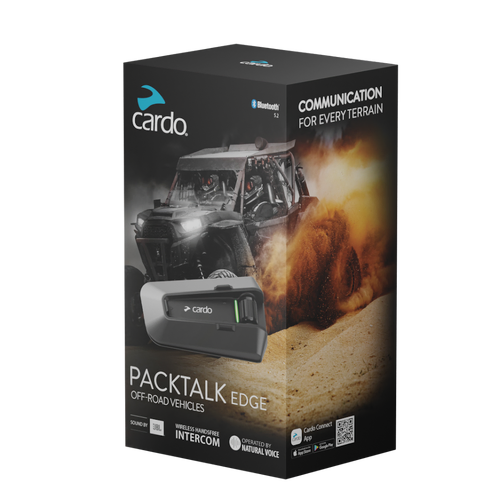 Cardo Packtalk Edge - Off Road Vehicles - Single Unit