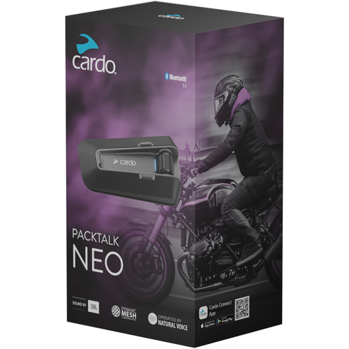 Cardo Packtalk Neo JBL - Single - SKU:PTN00001