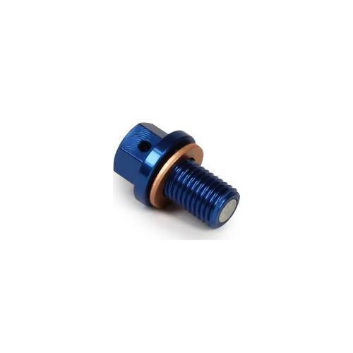 RHK Magnetic Sump Drain Plug Yamaha YZ125 YZF250-450 WRF 250-450 Blue - SKU:RHKMDP06B