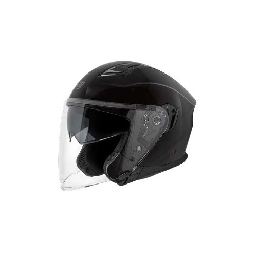 Rjays Navona III Black Helmet - Unisex - Large - Adult - Black - SKU:RJH100BK5