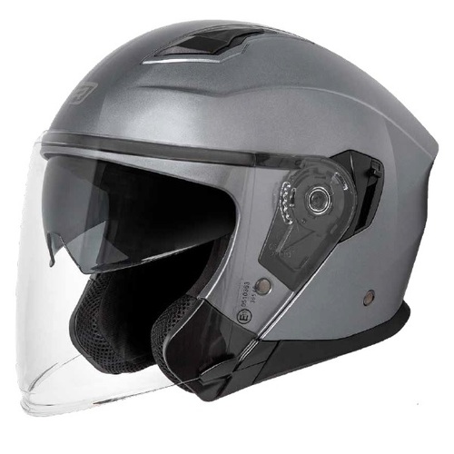 Rjays Navona III Grey Helmet - Unisex - Large - Adult - Grey - SKU:RJH100GY5