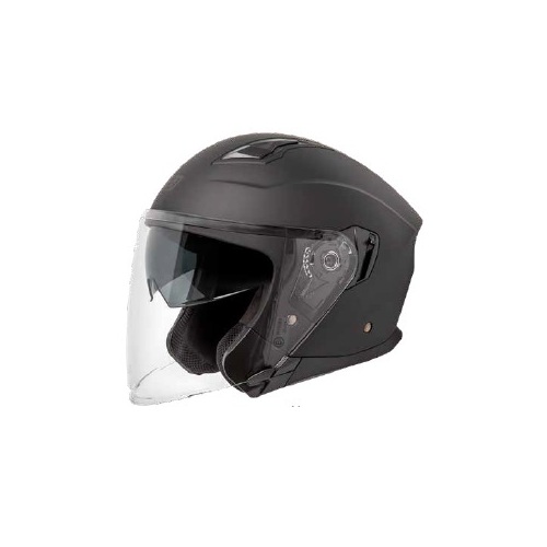 Rjays Navona III Matte Black Helmet - Unisex - Medium - Adult - Black - SKU:RJH100MB4