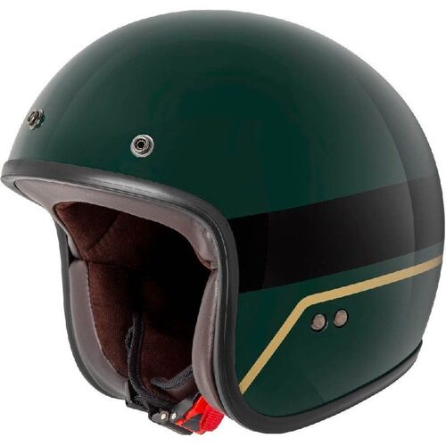 Rjays Trophy British Green Helmet With Studs - Unisex - Large - Adult - British Green - SKU:RJH101BRG5