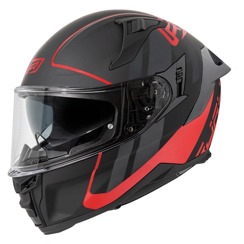 Rjays Dominator III Sprint Helmet - Matte Black/Red