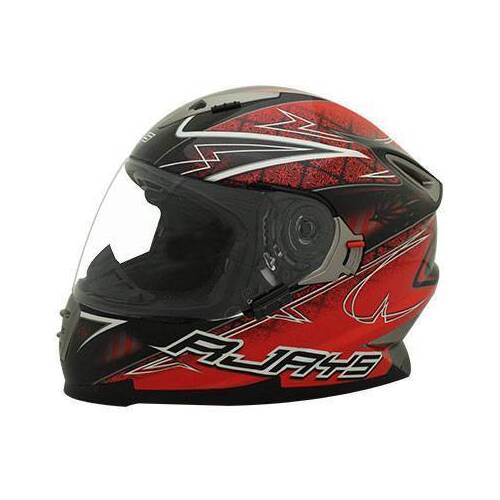 Rjays Spartan Tattoo Helmet - Black/Red