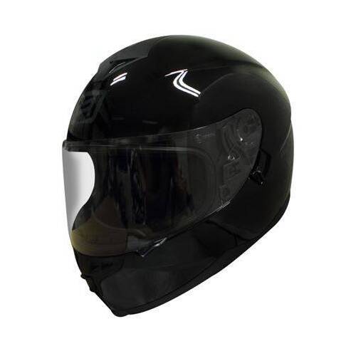 Rjays Dominator II Gloss Black Helmet - Unisex - X-Small - Adult - Black - SKU:RJH92GB2