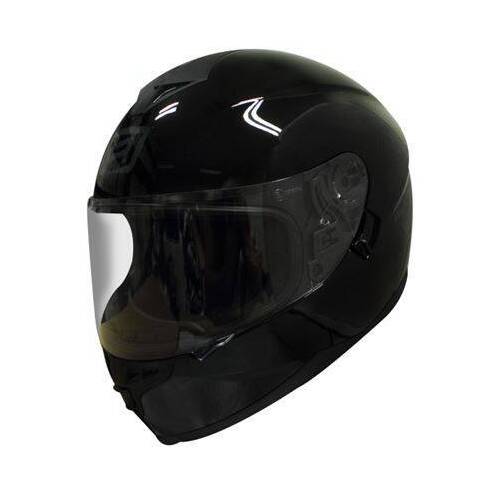 Rjays Dominator II Gloss Black Helmet - Unisex - Medium - Adult - Black - SKU:RJH92GB4