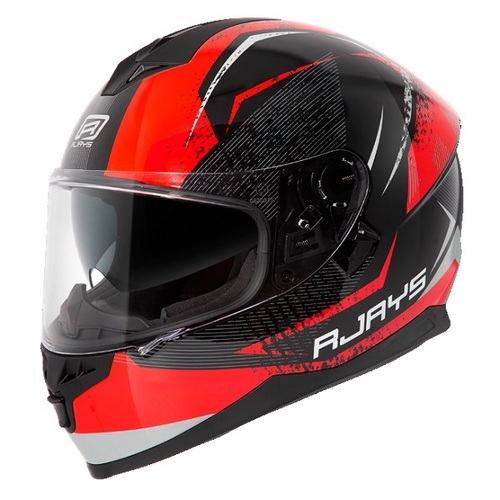 Rjays Dominator II Strike Matte Black Red Helmet