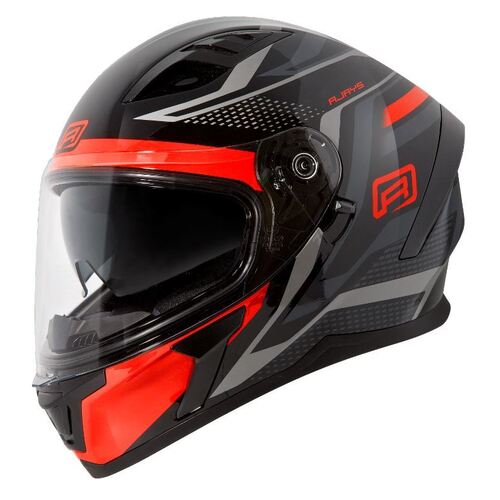 Rjays Apex III Ignite Black Red Helmet - Unisex - X-Small - Adult - Black/Red - SKU:RJH96IBKRD2