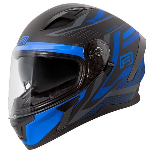 Rjays Apex III Ignite Matte Black Blue Helmet - SKU:RJH96IMBKBU2