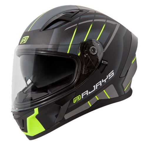 Rjays Apex III Switch Matte Black Grey Yellow Helmet - Unisex - Medium  - SKU:RJH96SMBKGYYW4