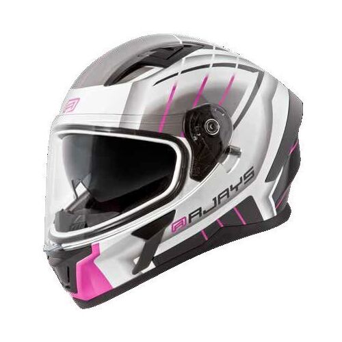 Rjays Apex III Switch White Grey Pink Helmet - SKU:RJH96SWP2