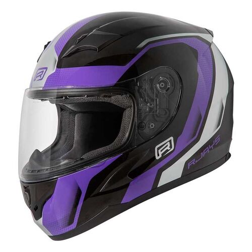 Rjays Grid Black Purple Helmet - Unisex - 2X-Small - Adult - Black/Purple - SKU:RJH98BPU1