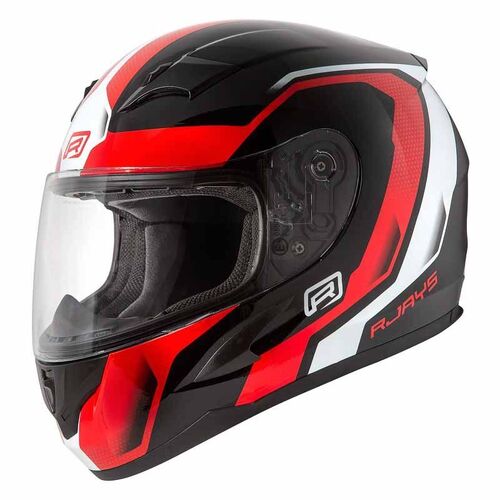 Rjays Grid Black Red Helmet - Unisex - Large - Adult - Black/Red - SKU:RJH98BR5