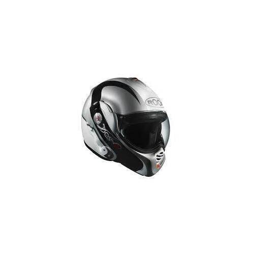 Roof Desmo Metal Helmet - Black/Silver - S - SKU:RO01263356