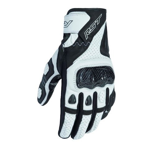 RST Stunt III CE Glove - Black/White - S - SKU:RSGS212312056