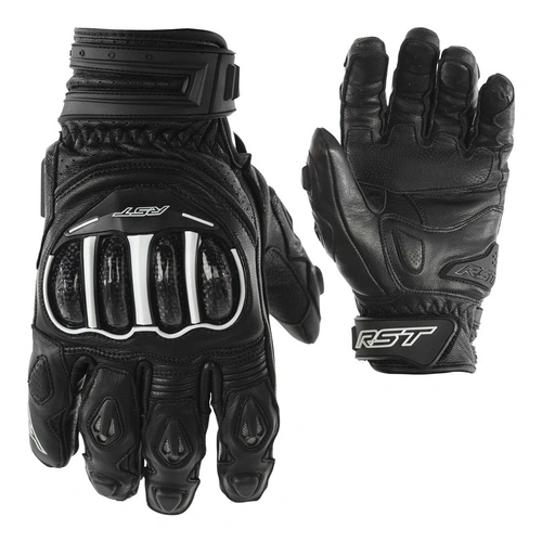 RST Tractech Evo CE Short Glove - Black - L - SKU:RSGS213710060