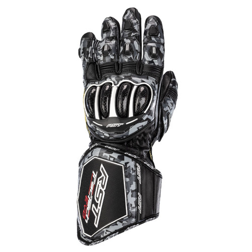 RST Tractech Evo-4 CE Race Glove - Black/Camo - XL - SKU:RSGS266692062