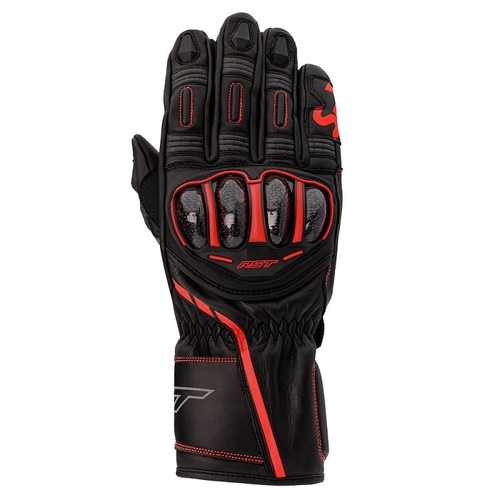 RST S-1 CE Sport Glove - Black/Red - L - SKU:RSGS303313060