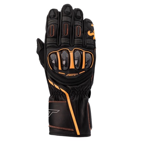 RST S-1 CE Sport Glove - Black/Grey/Neon Orange - S - SKU:RSGS303383056