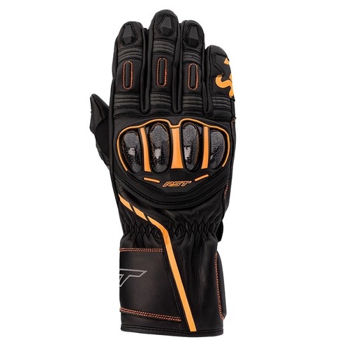 RST S-1 CE Sport Glove - Black/Grey/Neon Orange - M - SKU:RSGS303383058
