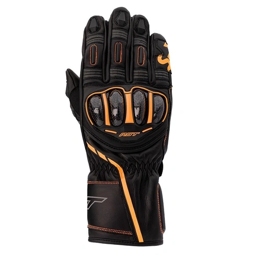 RST S-1 CE Sport Glove - Black/Grey/Neon Orange - L - SKU:RSGS303383060