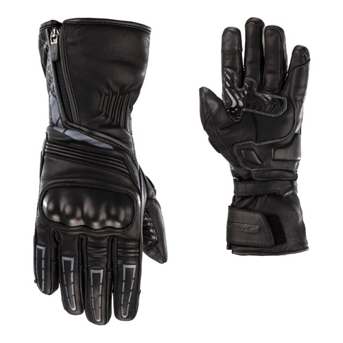RST Storm 2 CE Leather Waterproof Glove - Black - M - SKU:RSGW268010058