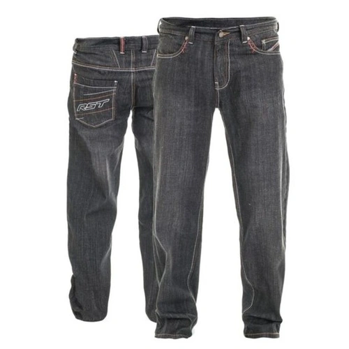 RST Vintage II Kevlar Jeans - Black - 28" - SKU:RSJK220010328