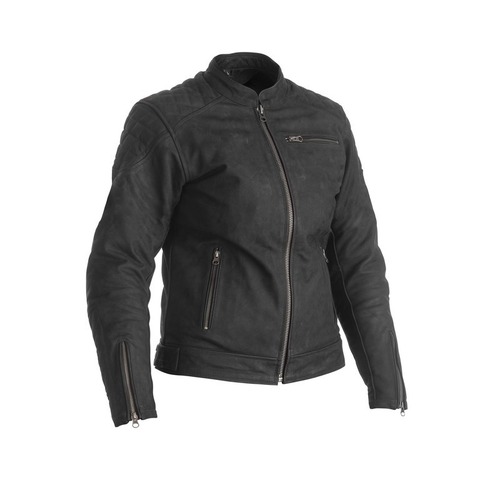 RST Ladies Ripley CE Leather Jacket - Black - 8 - SKU:RSJL246510008