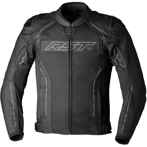 RST S-1 Vented Leather/Mesh Jacket - Black - 48 - SKU:RSJL346510148