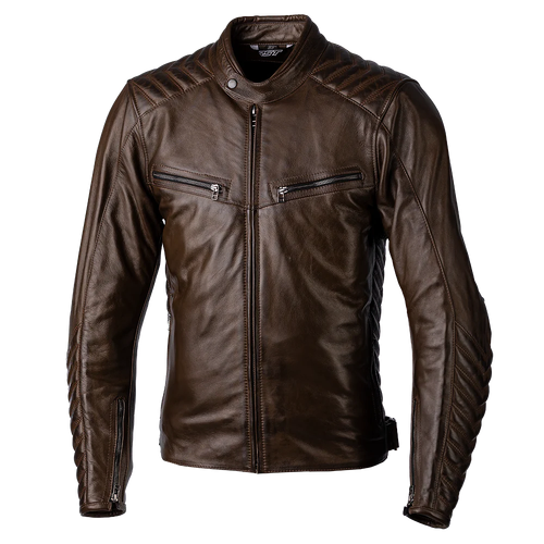 RST Roadster 3 CE Vented Leather Jacket - Brown
