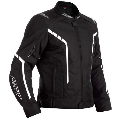 RST Axis CE Sport Waterproof Jacket - Black/White - 2XL - SKU:RSJT236412064