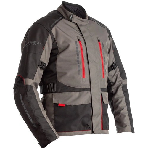 RST Atlas CE Waterproof Jacket - Grey/Black - L - SKU:RSJT236649060