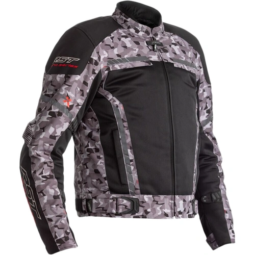 RST Ventilator X CE Textile Camo Jacket - Black - M - SKU:RSJT236792058