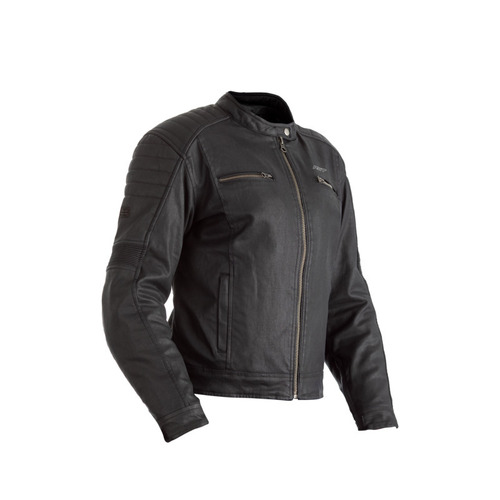 RST Ladies Brixton CE Waterproof Wax Jacket - Black