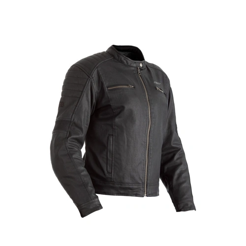 RST Brixton CE Waterproof Wax Womens Jacket - Black