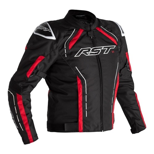 RST S-1 CE Sport Waterproof Jacket - Black/Red - S - SKU:RSJT255913056