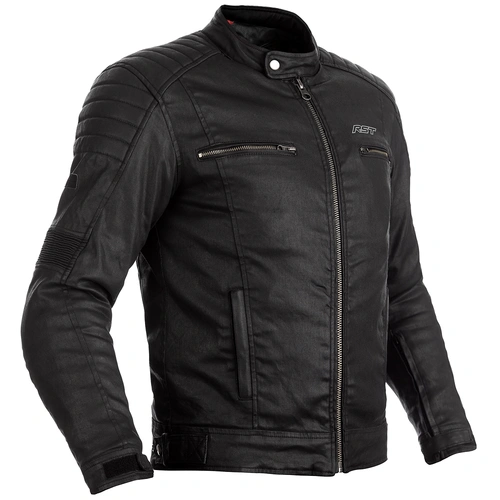 RST Brixton CE Waterproof Wax Jacket - Black - S - SKU:RSJT297510056