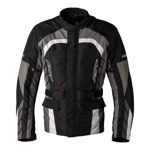 RST Alpha 5 CE Waterproof Jacket - Black/Grey - M - SKU:RSJT302814058