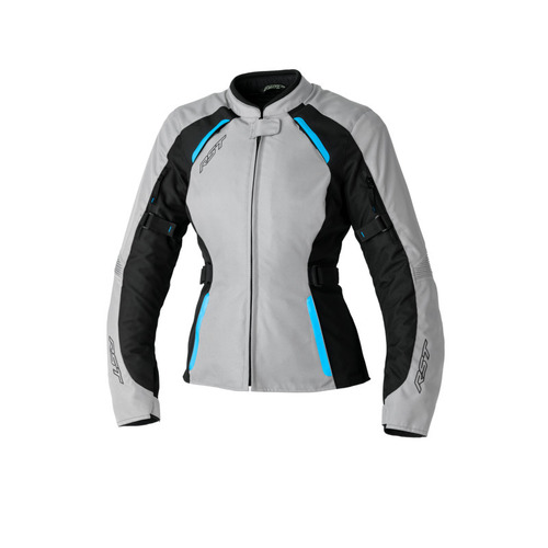 RST Ladies Ava CE Waterproof Jacket - Blue/Silver - 8 - SKU:RSJT311679008