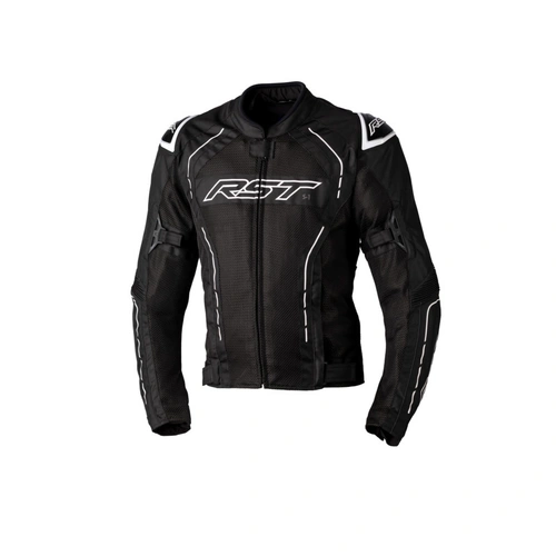 RST S-1 Vented Textile Jacket - Black/White - S - SKU:RSJT311712056