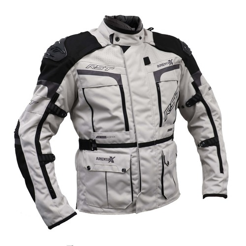 RST Adventure-X Pro CE Textile Jacket - Silver - 2XL - SKU:RSJT995099064