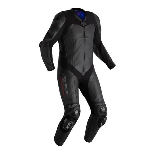RST Pro Series CE 1 Piece Race Suit - Black - 52 - SKU:RSS1252110152