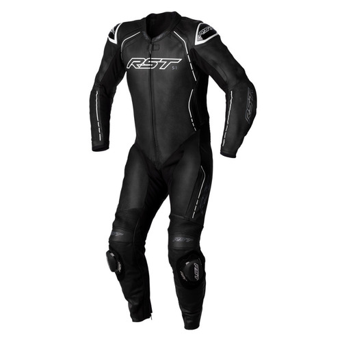 RST S-1 Leather Suit - 1 Pce - Black/White - 46 - SKU:RSS1298712146