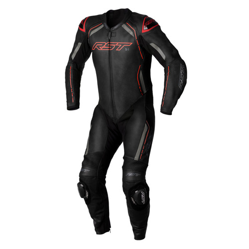 RST S-1 1 Piece Suit - Black/Grey/Red - 44 - SKU:RSS1298713144