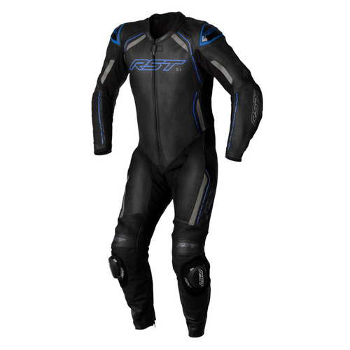 RST S-1 1 Piece Suit - Black/Grey/Blue - 46 - SKU:RSS1298717146