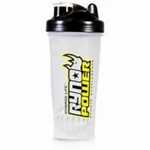 Ryno Power Shaker Bottle - Clear - 28oz/830ml