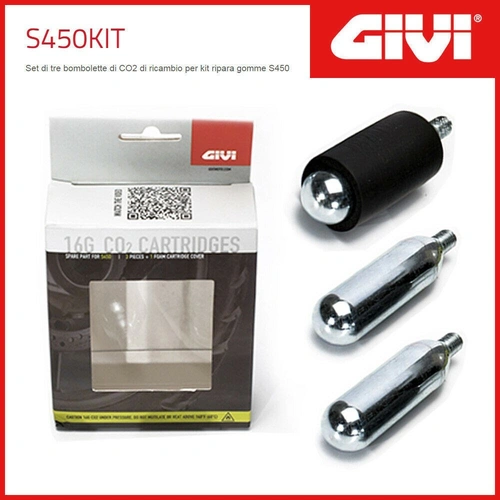 3 CATRIDGES C02-S450