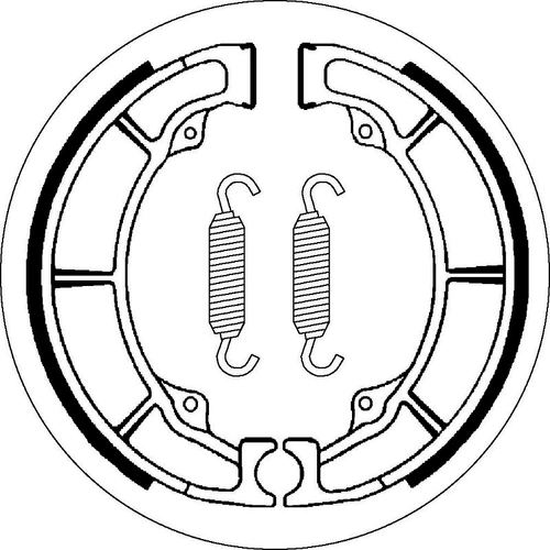 SBS 2110 Brake Shoes - With Springs