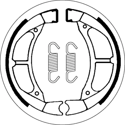 SBS 2182 Brake Shoes - With Springs